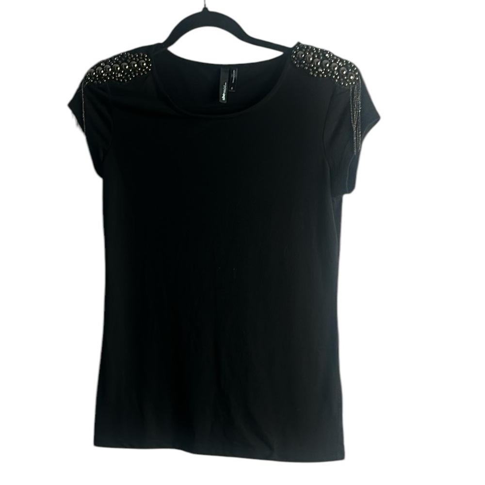 Black Studded Women's Top size small whimsigoth